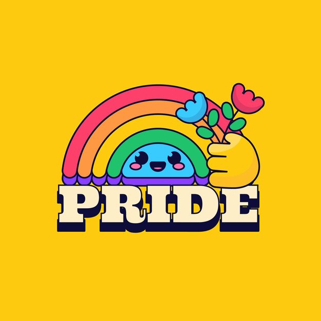 Pride logo templates