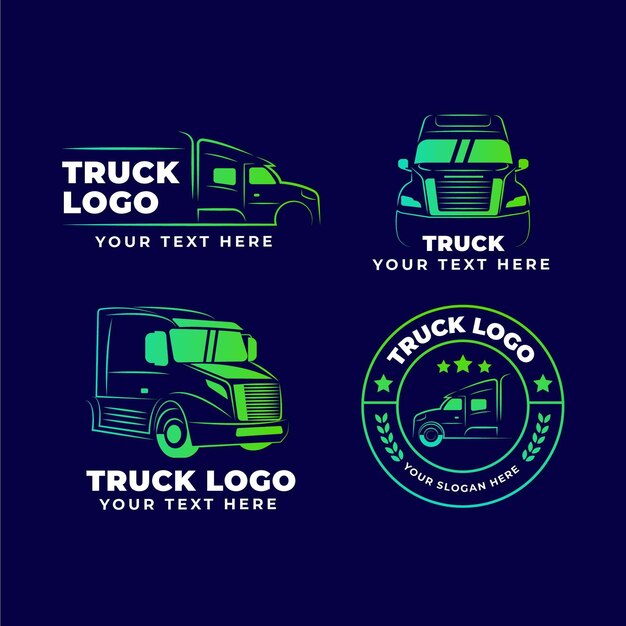 Trucking logo templates