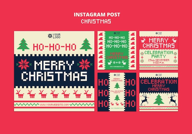 Christmas celebration  instagram posts