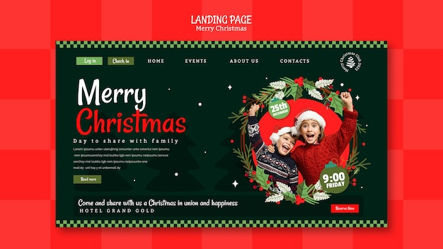 Christmas template design
