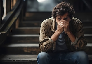 Sad person photos