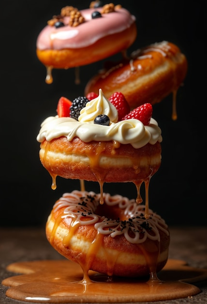 Delicious epic food presentation