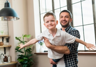 Son and father photos