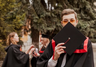 High school graduation photos