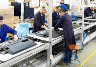 Assembly line photos